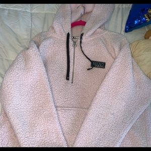 PINK VICTORIA’S SECRET. Sherpa bubblegum pink!